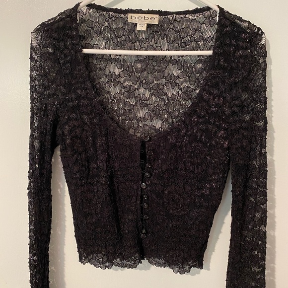 bebe | Tops | Bebe Lace Top | Poshmark